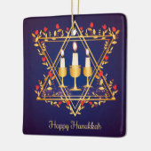 Hanukkah Ceramic Ornament (Links)