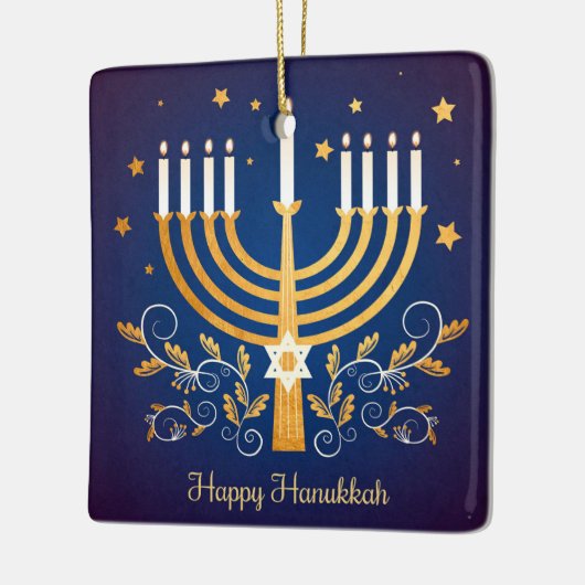 Hanukkah Ceramic Ornament (Links)