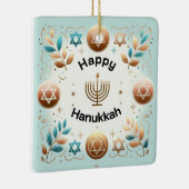 Hanukkah Ceramic Ornament (Rechts)
