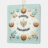 Hanukkah Ceramic Ornament (Links)