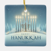 Hanukkah Ceramic Ornament (Voorkant)