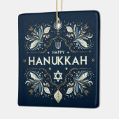 Hanukkah Ceramic Ornament (Links)
