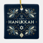 Hanukkah Ceramic Ornament (Voorkant)