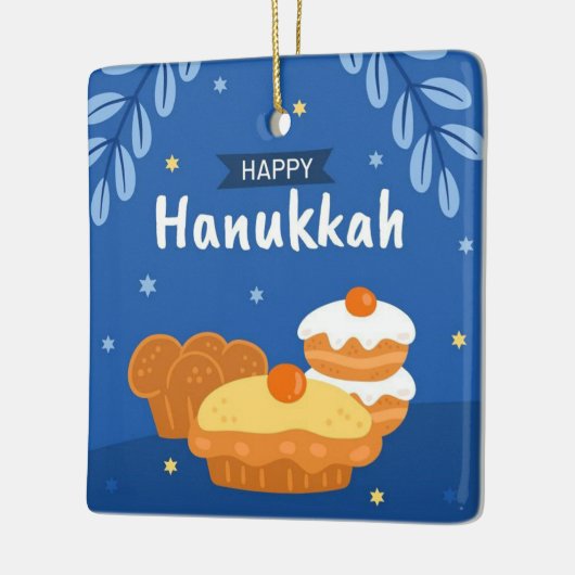 Hanukkah Ceramic Ornament (Links)