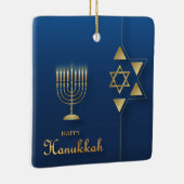 Hanukkah Ceramic Ornament (Rechts)