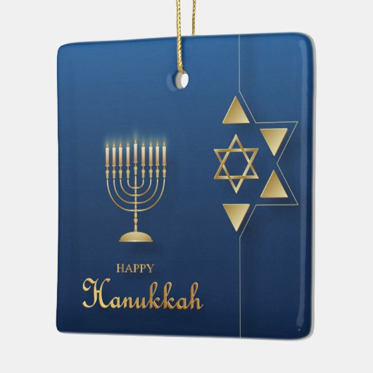 Hanukkah Ceramic Ornament (Links)