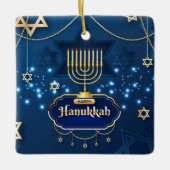 Hanukkah Ceramic Ornament (Voorkant)
