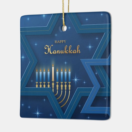 Hanukkah Ceramic Ornament (Links)