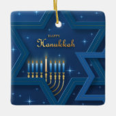 Hanukkah Ceramic Ornament (Voorkant)