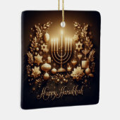 Hanukkah Ceramic Ornament (Rechts)