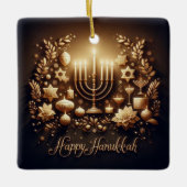 Hanukkah Ceramic Ornament (Voorkant)