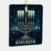 Hanukkah Ceramic Ornament (Rechts)