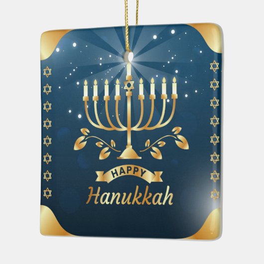 Hanukkah Ceramic Ornament (Links)