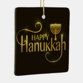 Hanukkah Ceramic Ornament (Rechts)