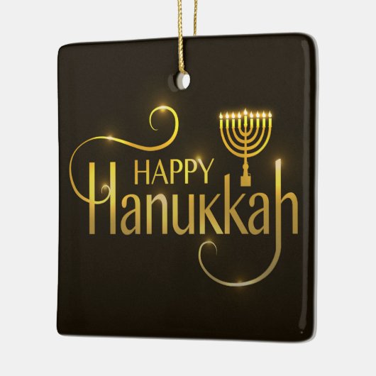 Hanukkah Ceramic Ornament (Links)