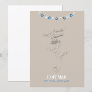 Hanukkah Channukah Wenskaart Kaart