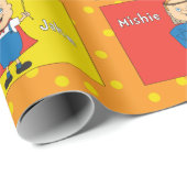 Hanukkah/Chanuka wrapping Paper "Zeevie & Friends" Cadeaupapier (Rol Hoek)