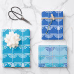 Hanukkah Chanukah Chanukkiah Menorah Pattern Inpakpapier Vel<br><div class="desc">Hanukkah Chanukah Chanukkiah Menorah Pattern Wrapping Paper Sheets. Een prachtig minimalistisch geometrisch ontwerp voor het joodse festival van lichten.</div>