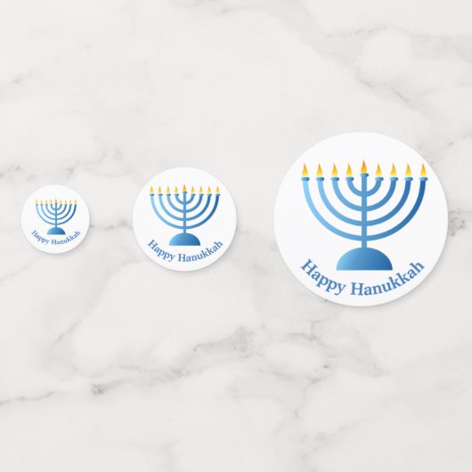 Hanukkah Chanukah Design Table Table Confetti (Voorkanten)
