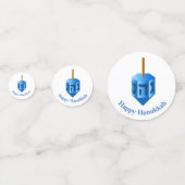 Hanukkah Chanukah Design Table Table Confetti (Achterkanten)