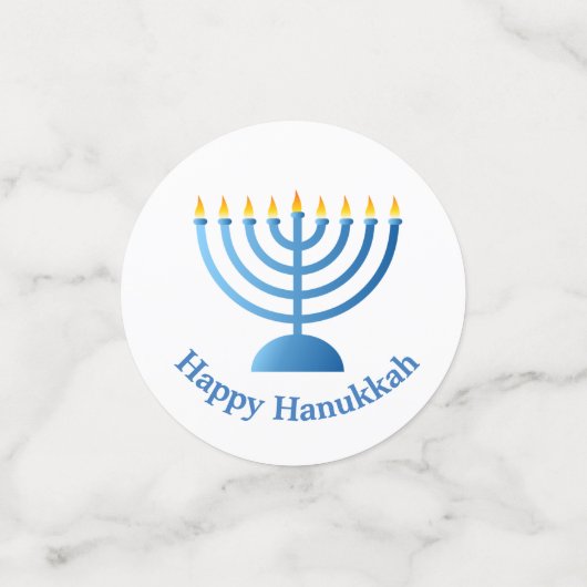 Hanukkah Chanukah Design Table Table Confetti (Kleine voorkant)