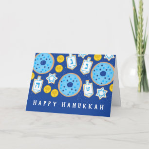 Hanukkah Chanukah Desserts Donuts Cookies Kaart