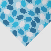 Hanukkah Chanukah Driedel Pattern Tissuepapier (Detail)