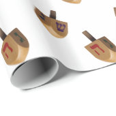 Hanukkah Chanukah Hanukah Hannukah Dreidels Cadeaupapier (Rol Hoek)