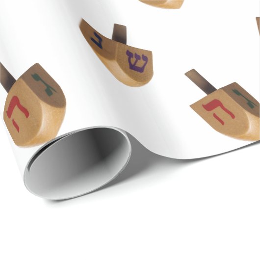 Hanukkah Chanukah Hanukah Hannukah Dreidels Cadeaupapier (Rol Hoek)