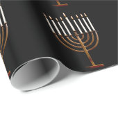 Hanukkah Chanukah Hanukah Hannukah Menorah Candles Cadeaupapier (Rol Hoek)