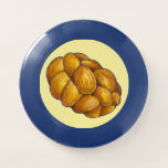 Hanukkah Chanukah Joodse Feestdagen Challah Bread Wham-O Frisbee<br><div class="desc">Frisbee heeft een originele markeerafbeelding van een brood gevlochten challahbrood. Perfect voor Chanoeka vakantie vieringen! Dit ontwerp is ook beschikbaar op andere producten. Ook zijn er veel extra food prints verkrijgbaar bij deze winkel. Zie je niet wat je zoekt? Hulp nodig bij maatwerk? Neem contact op met Rebecca om iets...</div>