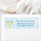 Hanukkah Chanukah Menorah Etiket (Insitu)