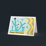 Hanukkah/Chanukah Wenskaart/Envelope Blue/Gold Feestdagen Kaart<br><div class="desc">Hanukkah/Chanukah-Wenskaart met witte envelop blauw/goud. Ontworpen met behulp van menorahs, dreidels en sterren van Davids op een achtergrond van golds en blues. Personaliseer door te schrappen, "Happy Chanukah"en uw favoriete doopvontstijl, kleur, grootte en formulering te kiezen. Gebruik de blanco binnenpagina om je beste wensen voor een geweldige Hanoeka uit te...</div>