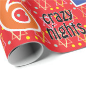 Hanukkah/Chanukah Wrapping Paper "8 Crazy Nights" Cadeaupapier (Rol Hoek)