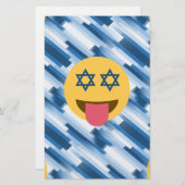 hanukkah chanukkah emoji briefpapier (Voorkant / Achterkant)