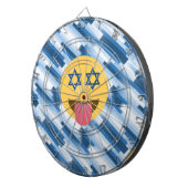 hanukkah chanukkah emoji dartbord (Voorkant Rechts)