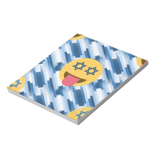 hanukkah chanukkah emoji notitieblok (Linkerzijde)