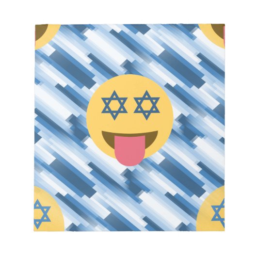hanukkah chanukkah emoji notitieblok (Voorkant)