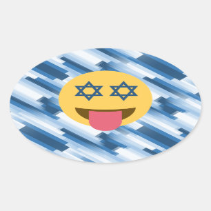 hanukkah chanukkah emoji ovale sticker