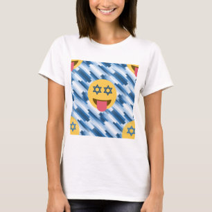 hanukkah chanukkah emoji t-shirt