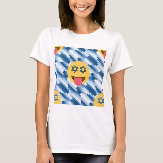 hanukkah chanukkah emoji t-shirt (Voorkant)