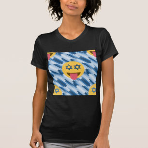hanukkah chanukkah emoji t-shirt