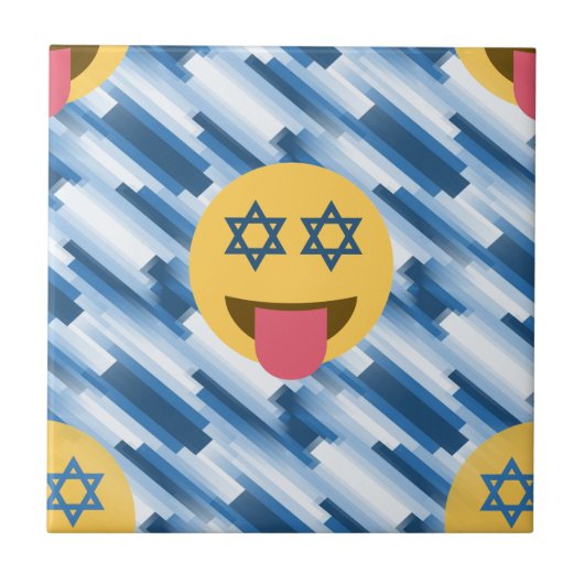 hanukkah chanukkah emoji tegeltje (Voorkant)