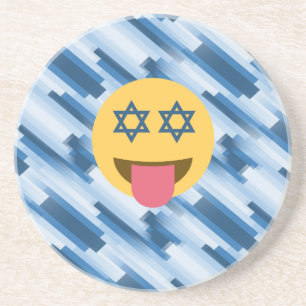hanukkah chanukkah emoji zandsteen onderzetter