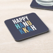 Hanukkah Characters Bier Onderzetter (Linkerzijde)
