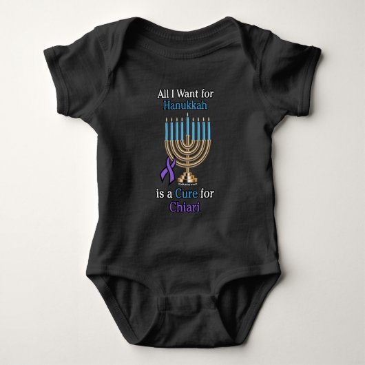 Hanukkah...Chiari Baby Bodysuit (Voorkant)