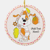 Hanukkah Circle Ornament (Achterkant)