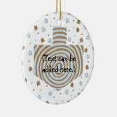Hanukkah Circle Ornament (Rechts)