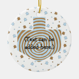 Hanukkah Circle Ornament