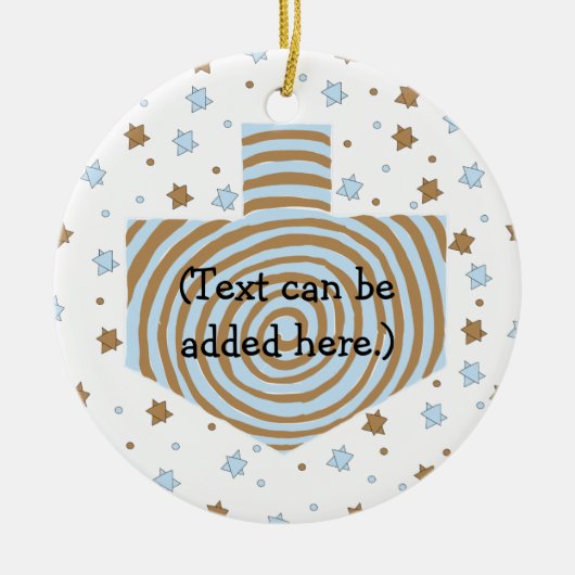 Hanukkah Circle Ornament (Voorkant)
